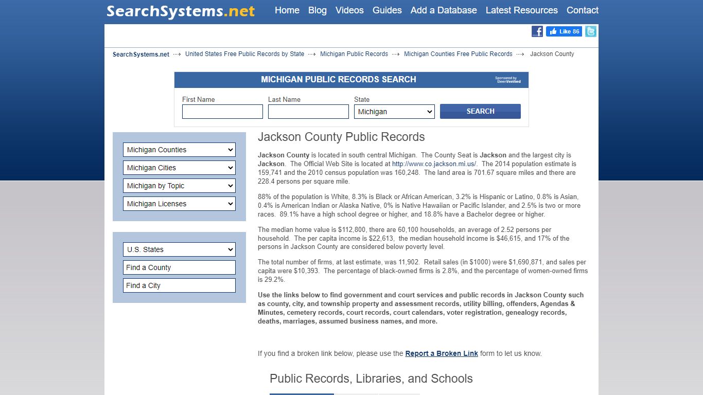 Jackson County Criminal and Public Records